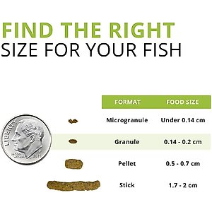 Fluval Fl Bugbites Bottfeeder Formula Small & Medium Granules Fish Food, 1.6-oz