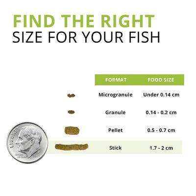 Show full view: Fluval Fl Bugbites Bottfeeder Formula Sticks Pleco Fish Food, 4.6-oz slide 3 of 9