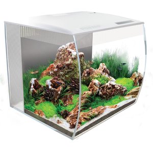 Fluval Flex Aquarium Kit, White, 15-gal