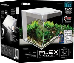 Fluval Flex Aquarium Kit, White, 9-gal slide 1 of 8