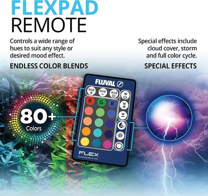 Fluval Flex Aquarium Kit, White