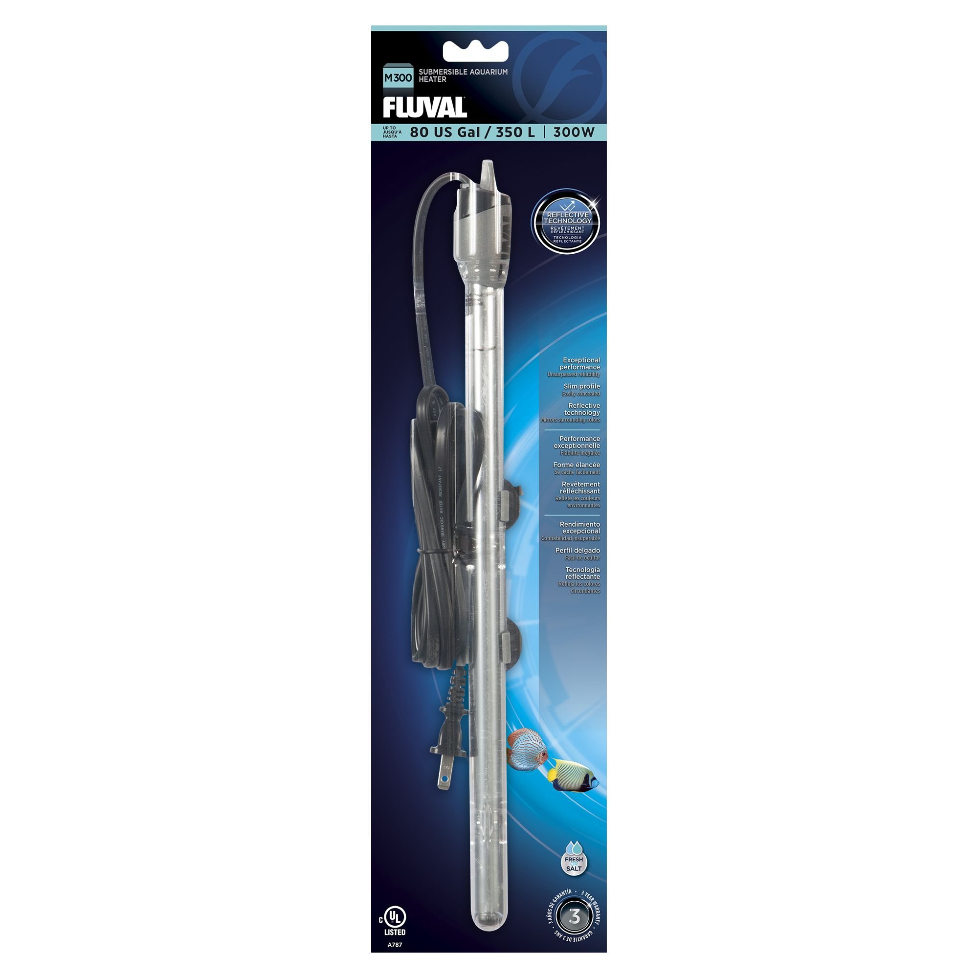 Fluval M 300watt Submersible Fish Heater