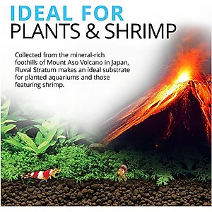 Fluval Plant & Shrimp Stratum Plant Care, 4.4-lb bag