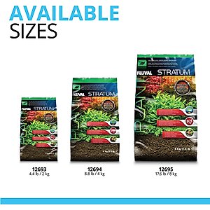 Fluval Plant & Shrimp Stratum Plant Care, 4.4-lb bag