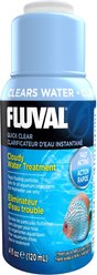 Fluval Quick Clear Cloudy Water Treatment, 4-oz bottle
