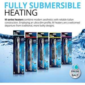 Fluval Submersible Glass Aquarium Heater, 50-watt