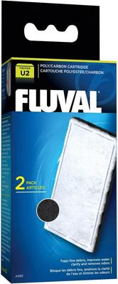 Show full view: Fluval U2 Poly/Carbon Underwater Filter Media, 2 count slide 2 of 2