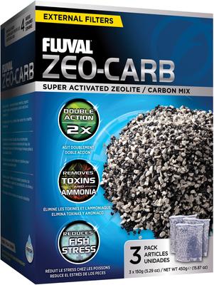 Show full view: Fluval Zeo-Carb Filter Media, 3 count slide 1 of 10