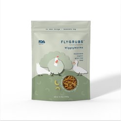 FLYGRUBS WigglyWorms Bird Treats, 3.5-oz bag