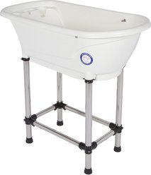 Flying Pig Grooming Dog Bath Tub, White
