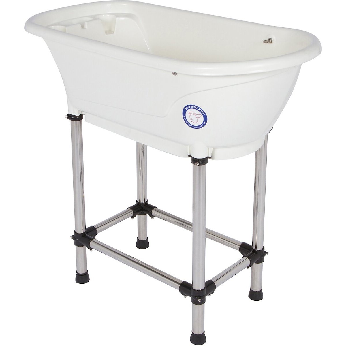 Flying Pig Grooming Dog Bath Tub, White