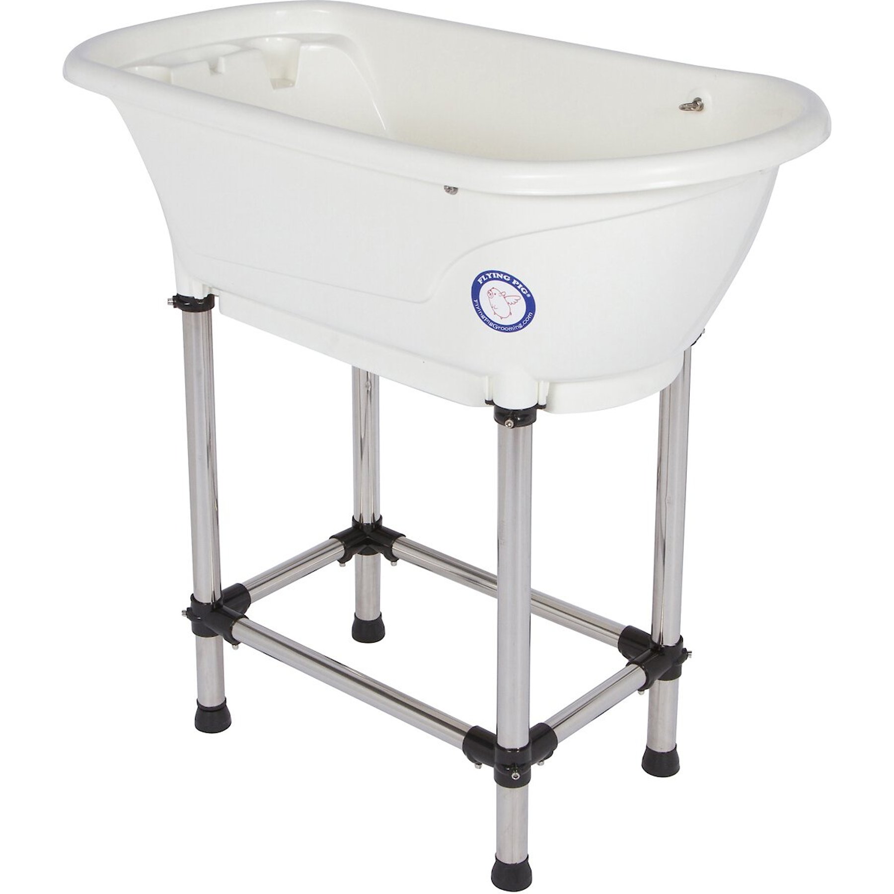 Flying Pig Grooming Dog Bath Tub, White