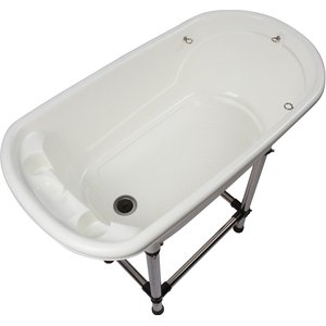 Flying Pig Grooming Dog Bath Tub, White