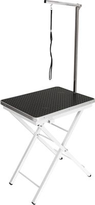 Show full view: Flying Pig Grooming Mini Portable Dog & Cat Grooming Table with Arm, Black slide 2 of 6