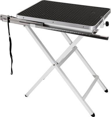 Show full view: Flying Pig Grooming Mini Portable Dog & Cat Grooming Table with Arm, Black slide 3 of 6