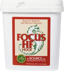 Focus by Source Inc. HF Hoof Health Pellet Horse Supplement, 3.5-lb tub