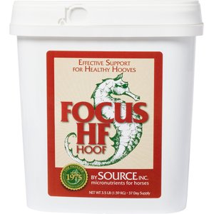 Focus by Source Inc. HF Hoof Health Pellet Horse Supplement, 3.5-lb tub