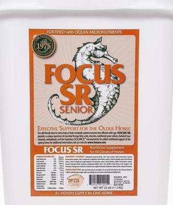 Show full view: Focus by Source Inc. SR Senior Powder Horse Supplement, 25-lb tub slide 2 of 3