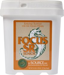 Focus by Source Inc. SR Senior Powder Horse Supplement, 3.5-lb tub