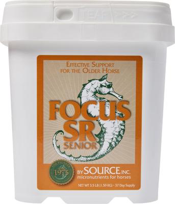 Show full view: Focus by Source Inc. SR Senior Powder Horse Supplement, 3.5-lb tub slide 1 of 4