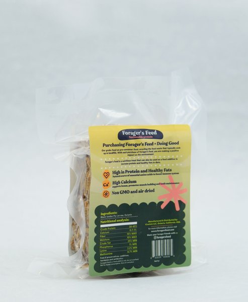 Forager's Feed BSFL Cake Poultry Treats, 4-oz bag