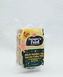 Forager's Feed BSLF Cube Mix Poultry Treats, 8.0-oz bag