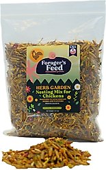 Forager's Feed Herb Garden Nesting Mix BSLF, Herbs & Flowers Poultry Treats, 0.5-lb bag