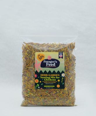 Show full view: Forager's Feed Herb Garden Nesting Mix BSLF, Herbs & Flowers Poultry Treats, 0.5-lb bag slide 3 of 5