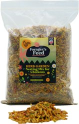 Forager's Feed Herb Garden Nesting Mix BSLF, Herbs & Flowers Poultry Treats, 1.25-lb bag