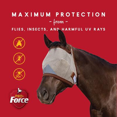 Show full view: Manna Pro Pro-Force Horse Fly Mask slide 3 of 7