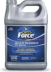 Manna Pro Opti-Force Sweat Resistant Fly Horse Spray, 1-gal bottle, bundle of 2