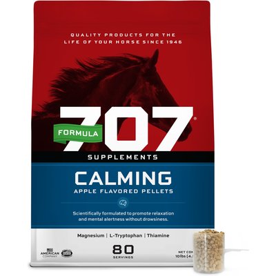 Formula 707 Formula 707 Calming Apple Flavor Pellets Horse Supplement, 10-lb bag
