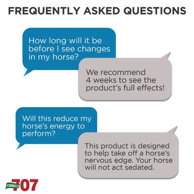 Show full view: Formula 707 Calming Apple Flavor Pellets Horse Supplement, 20-lb bucket slide 3 of 7