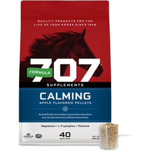 Formula 707 Calming Apple Flavor Pellets Horse Supplement, 5-lb bag