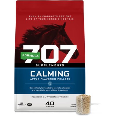 Formula 707 Formula 707 Calming Apple Flavor Pellets Horse Supplement, 5-lb bag