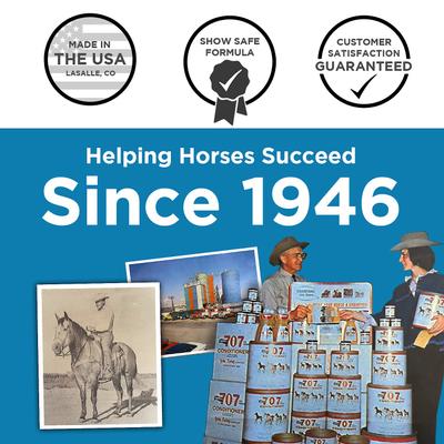 Show full view: Formula 707 Calming Grain Flavor Pellets Horse Supplement, 2-oz pouch, 28 count slide 4 of 7