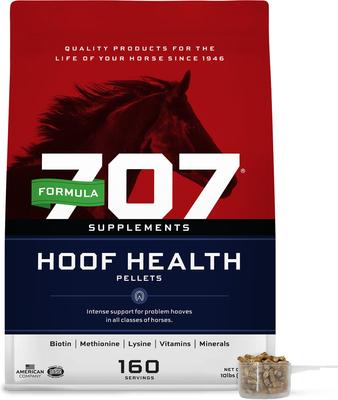 Show full view: Formula 707 Hoof Health Pellets Horse Supplement, 10-lb bag slide 1 of 7