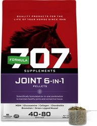 Formula 707 Joint 6-in-1 Hay Flavor Pellets Horse Supplement, 5-lb bag