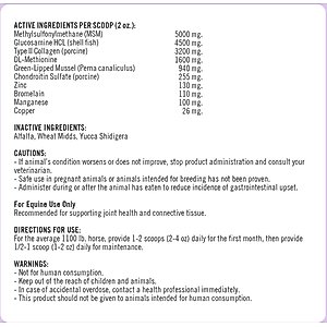 Formula 707 Joint 6-in-1 Hay Flavor Pellets Horse Supplement, 5-lb bag