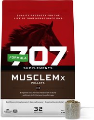 Formula 707 MuscleMx Muscle Care Hay Flavor Pellets Horse Supplement, 3-lb bag