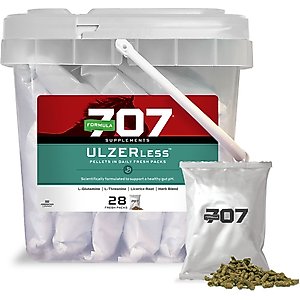 Formula 707 ULZERless Digestive Health Hay Flavor Pellets Horse Supplement, 28 count