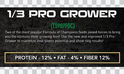 Formula of Champions 1/3 Pro Grower Show Cattle Feed, 50-lb bag slide 2 of 4