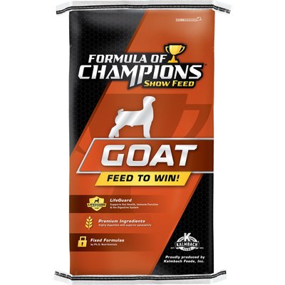 Formula of Champions Formula of Champions Game Plan Starter-Developer 18% Medicated Show Goat Feed with Decoquinate, 50-lb bag
