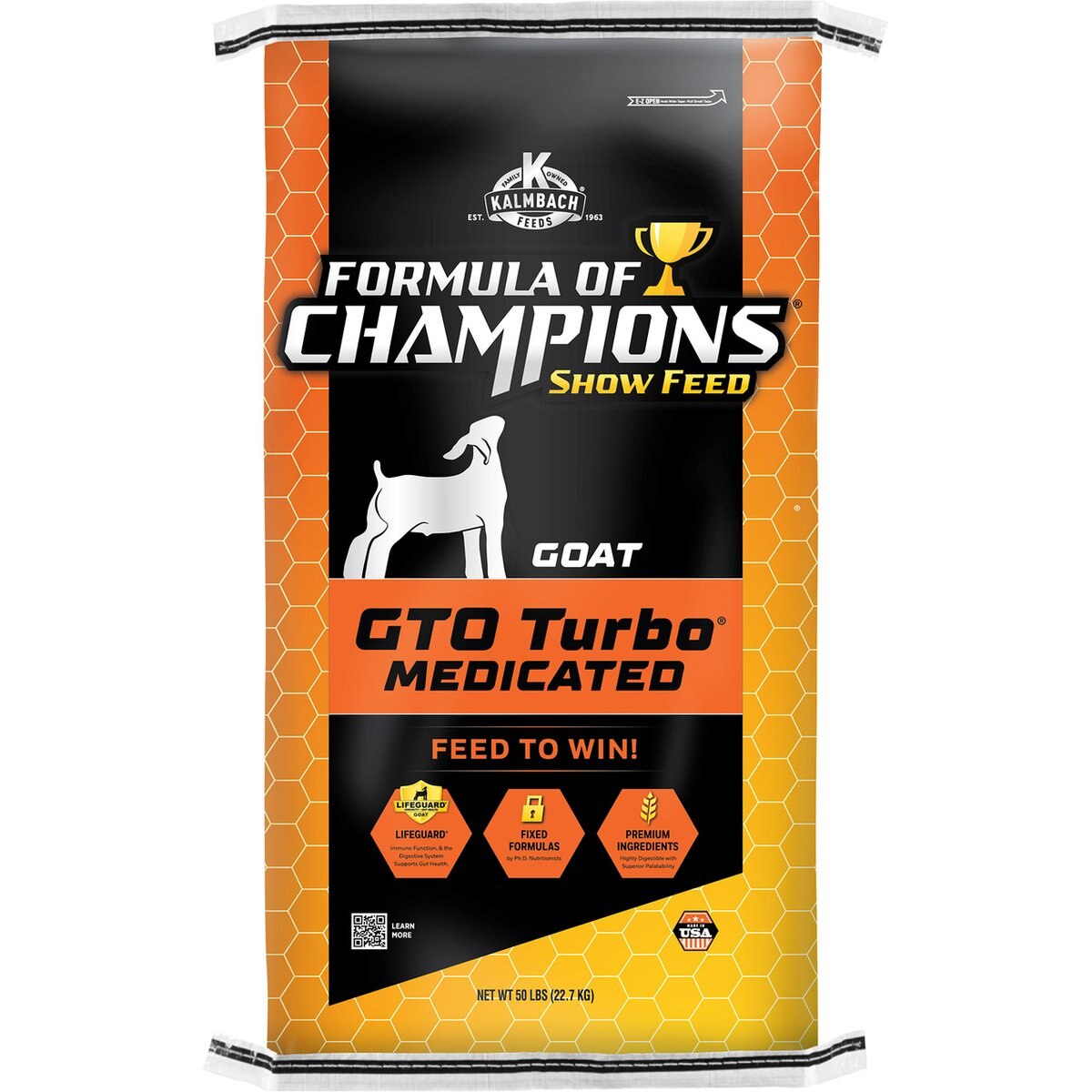 Formula of Champions GTO Turbo Starter & Grower Show Goat Feed, 50-lb bag