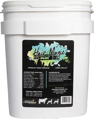 Show full view: Formula of Champions Hair Magic Plus Show Livestock Hair Supplement, 30-lb bucket slide 2 of 6