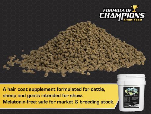 Show full view: Formula of Champions Hair Magic Plus Show Livestock Hair Supplement, 30-lb bucket slide 3 of 6