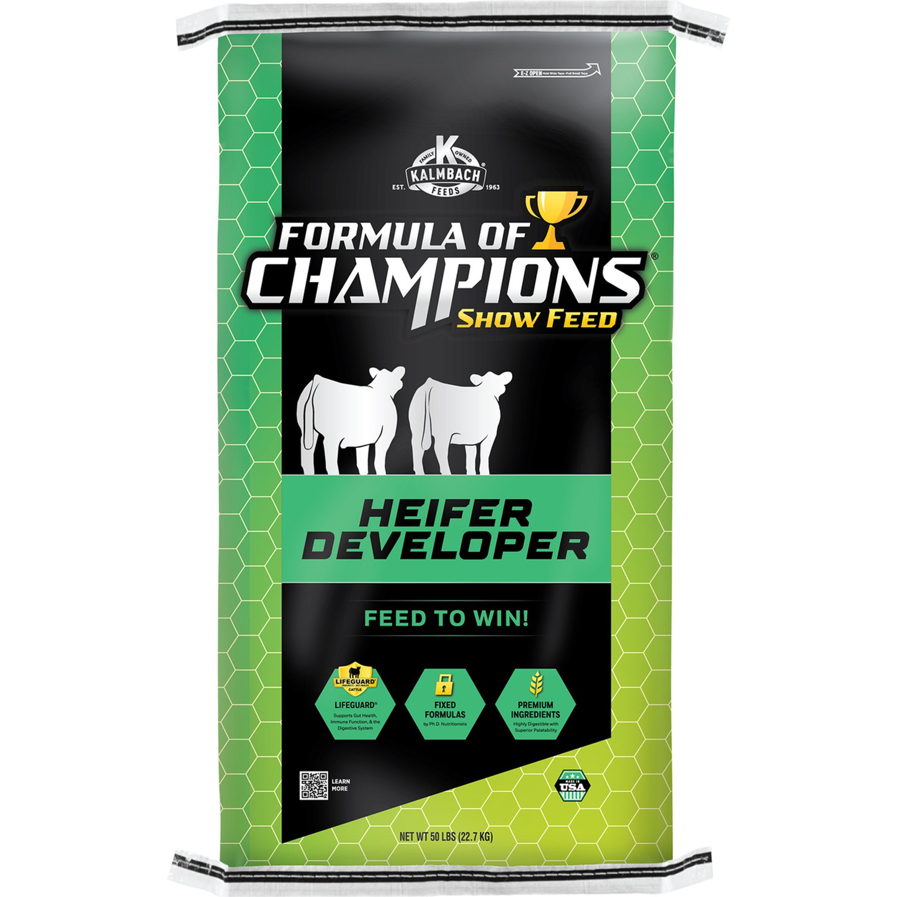 Formula of Champions Heifer Developer Show Cattle Feed, 50-lb bag
