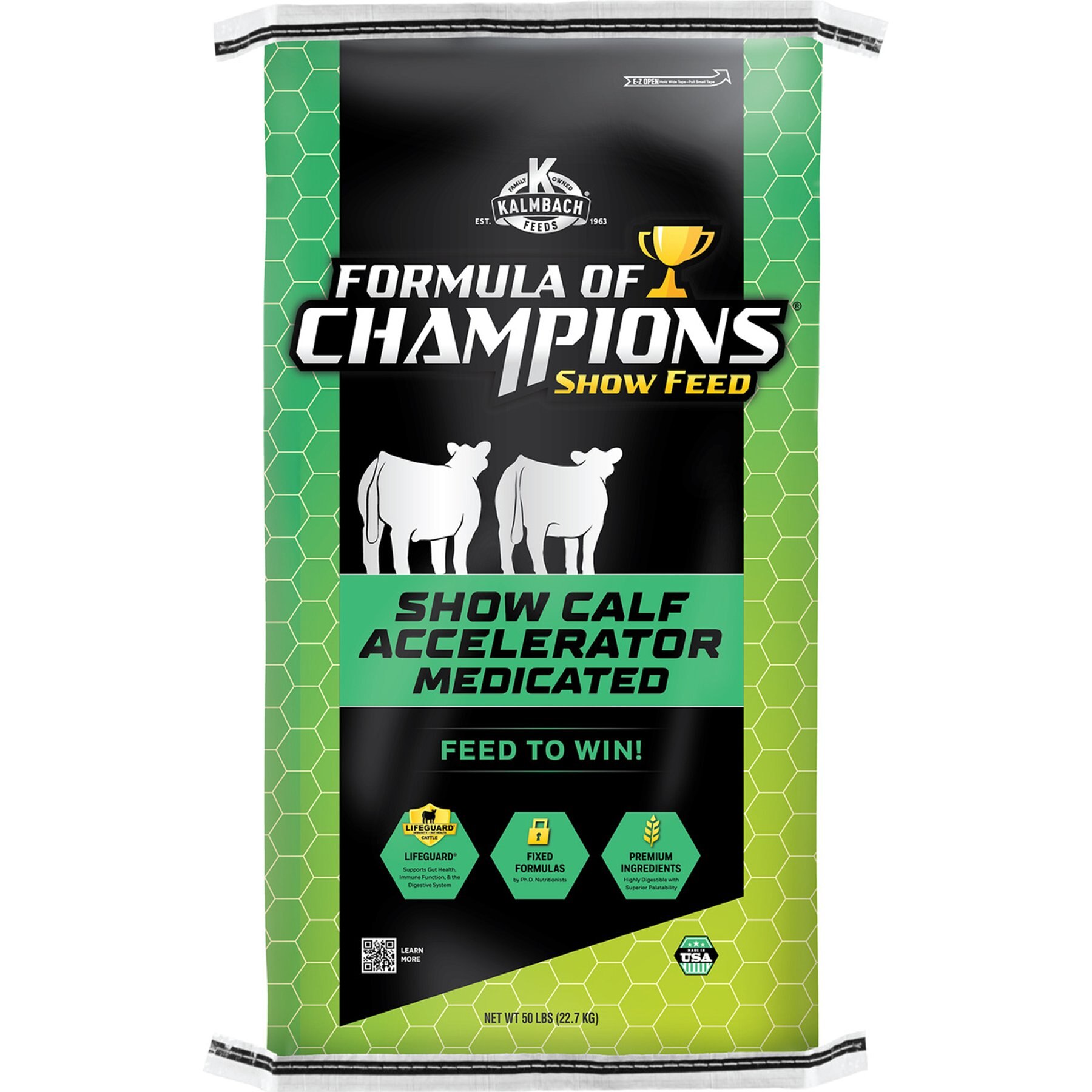 Formula of Champions Show Calf Accelerator Show Cattle Feed, 50-lb bag