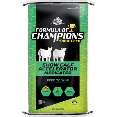 Formula of Champions Formula of Champions Show Calf Accelerator Show Cattle Feed, 50-lb bag