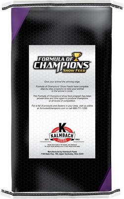 Show full view: Formula of Champions Show & Glow Show Livestock Supplement, 50-lb bag slide 3 of 3